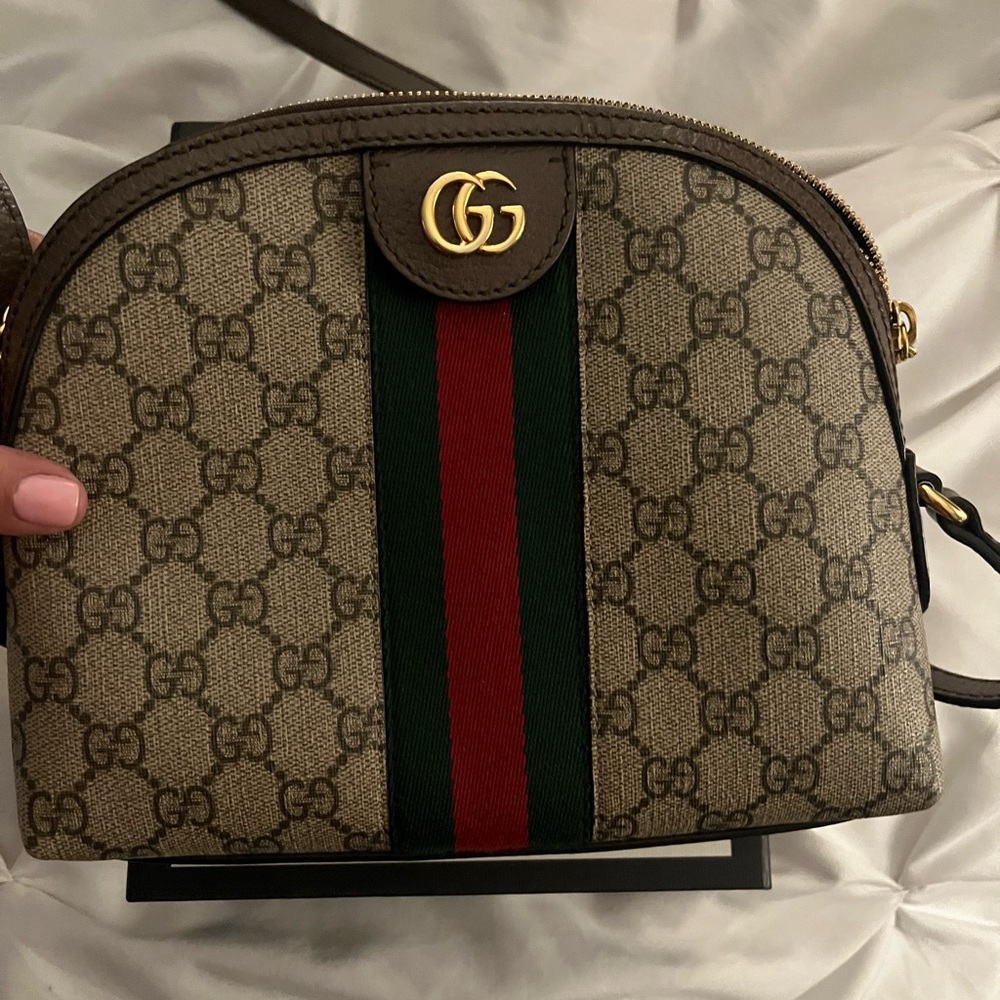 Gucci Brown and Green Women's Bag